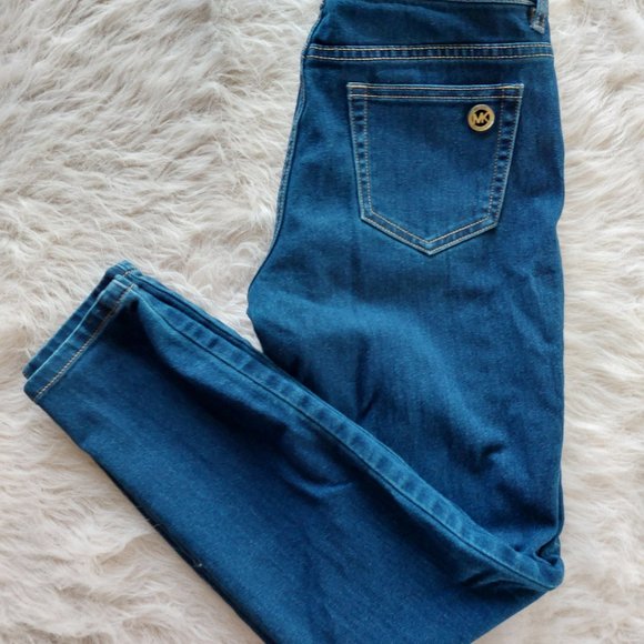 Michael Kors Women's Izzy Skinny Mid Rise Pants Size: 4 - Picture 4 of 11